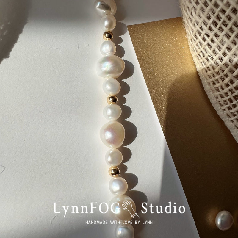 Vintage Baroque Pearl Bracelet.