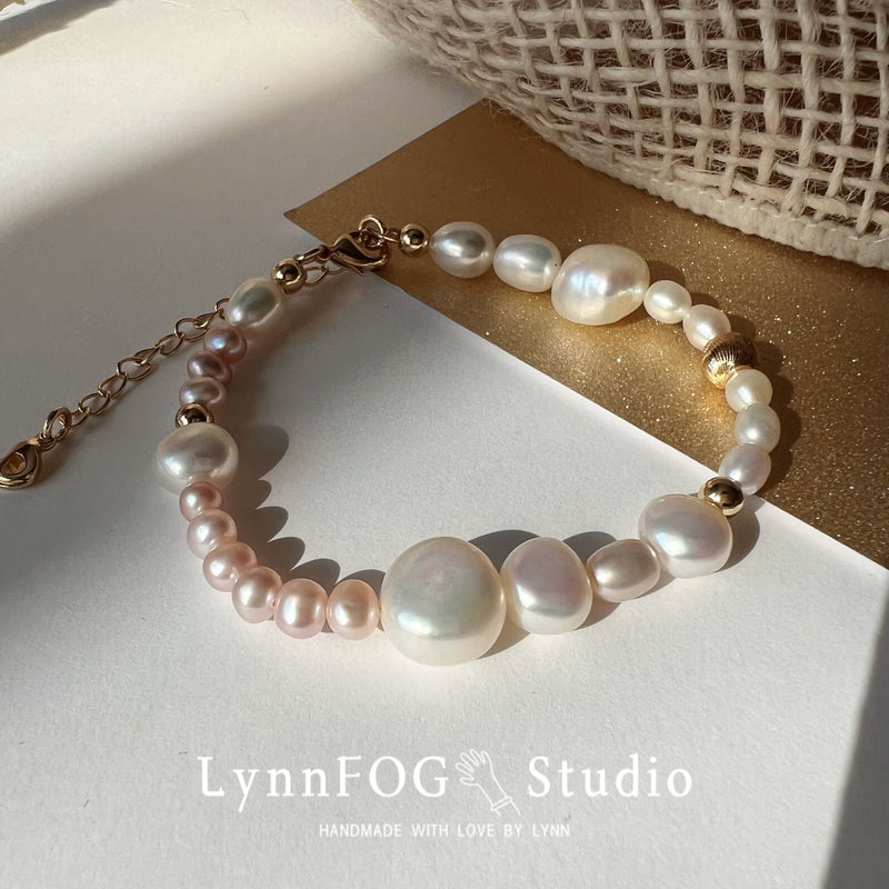 Vintage Baroque Pearl Bracelet.