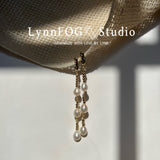 Long Drip Pearl Earrings