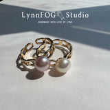 Colorful Luster Freshwater Pearl Ring