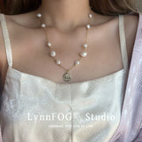 Vintage Baroque Pearl Necklace